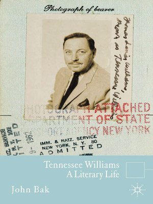 cover image of Tennessee Williams